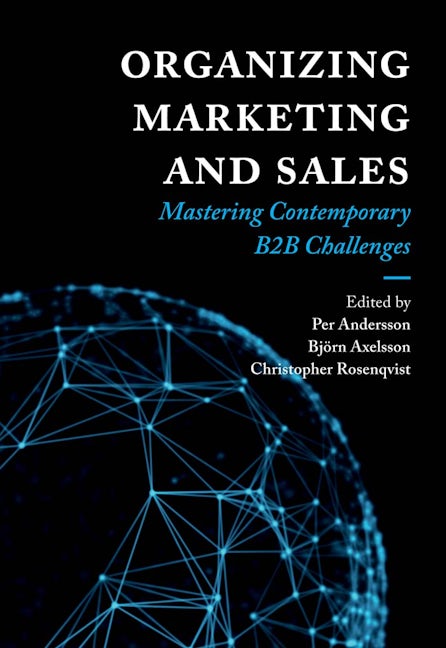 Book cover image for Organizing Marketing and Sales ISBN: 9781787549715